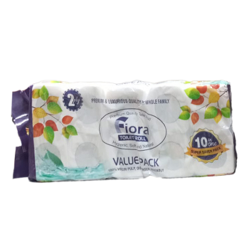Fiora toilet roll 10p 2ply 140p