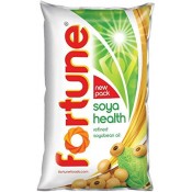 Fortune Soyabean Oil Pouch, 1 L