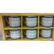 Tea & Coffee Cups Set of 6 Pieces