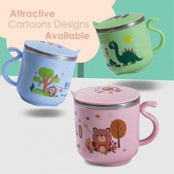 Milk Mug for Kids, Cartoon Design