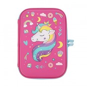 Cute Multilayer Hardtop Pencil Case Pouch Unicorn