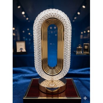 Oval Crystal Touch Lamp