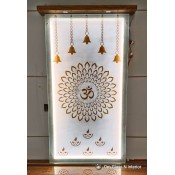 LED Glass Mandir Partition Panel