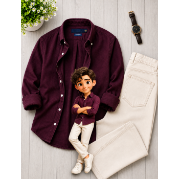 Men's Casual Shirt & Denim Combo Set