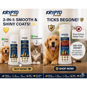 Krypto Anti Tick and Anti Itch Shampoo