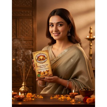 Premium Flower Made Dhoop Cones