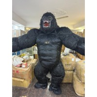 Black Gorilla Inflatable Mascot Costume