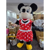 Inflatable Minnie Mouse Fur Mascot Character Inflatable Minnie Mouse Fur Mascot Character